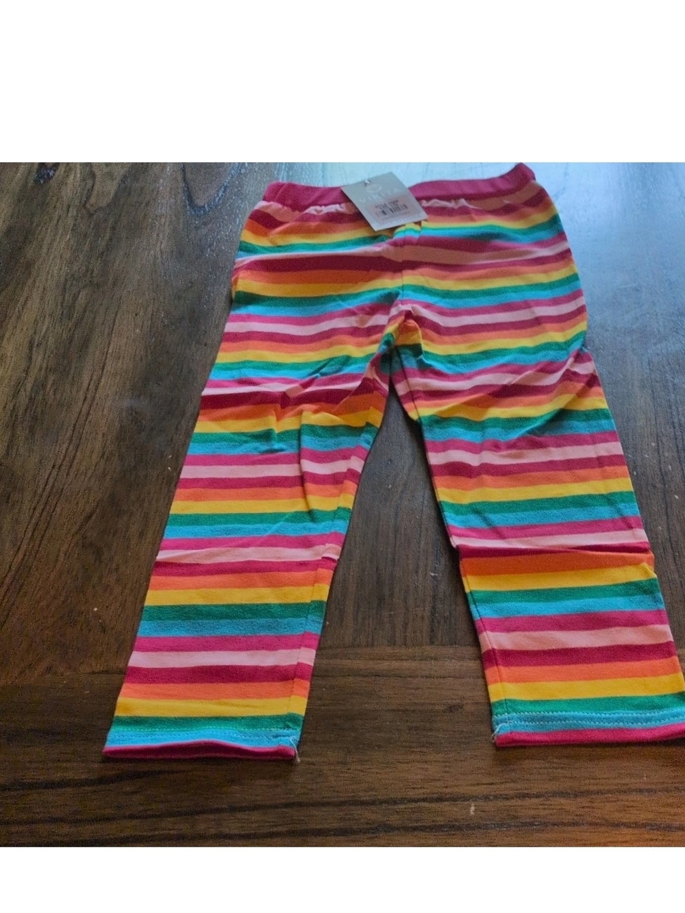 Kids Rainbow Stripe Pajama Pants - Pink Multicolor